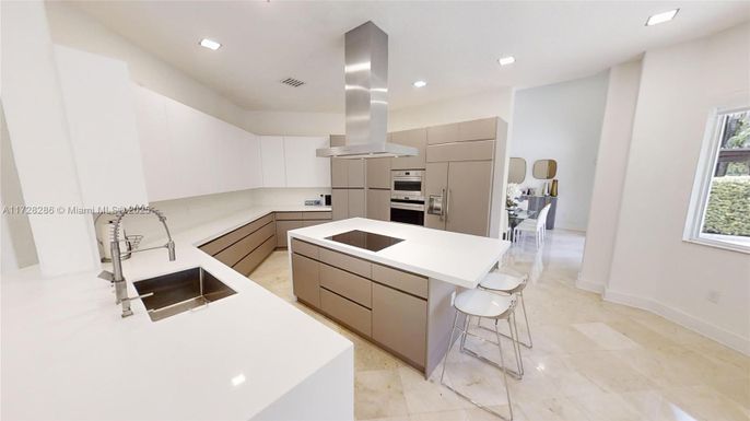 Interior, Kitchen, Recessed Lighting, Stainless Steel Appliances