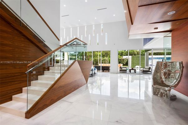 Interior, Marble, Pendant Lights, Recessed Lighting, Wooden Ceilings