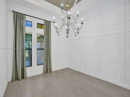 Chandelier, Empty room, Interior, Wood Texture Flooring