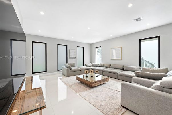 Interior, Living room, Recessed Lighting