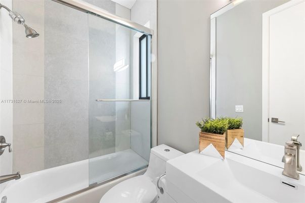 Bathroom, Glass Shower, Interior
