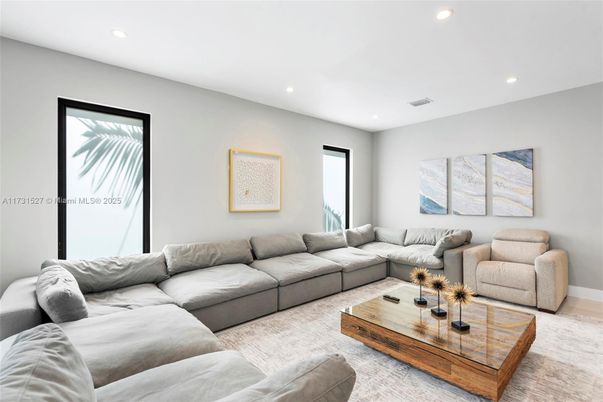 Interior, Living room, Recessed Lighting