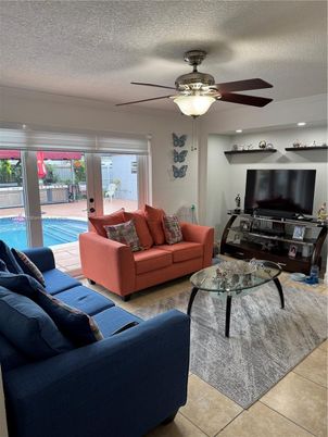 Interior, Living room, Recessed Lighting