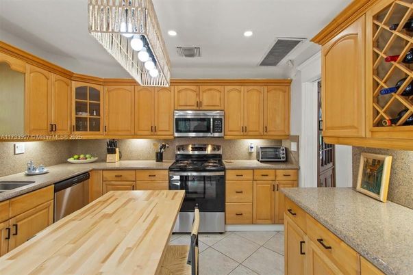 Interior, Kitchen, Recessed Lighting, Stainless Steel Appliances