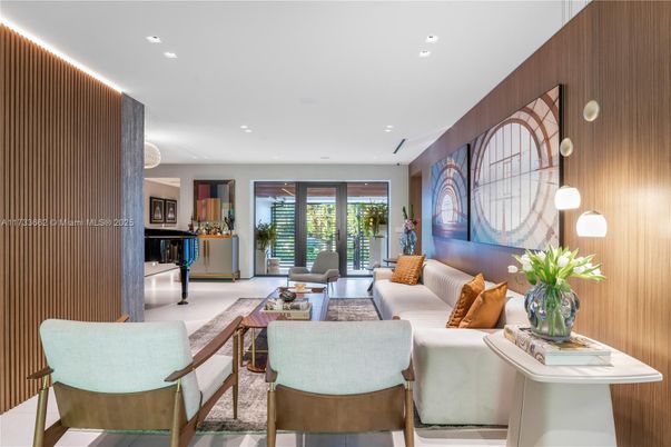 Interior, Living room, Piano, Recessed Lighting