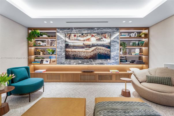Interior, Living room, Recessed Lighting