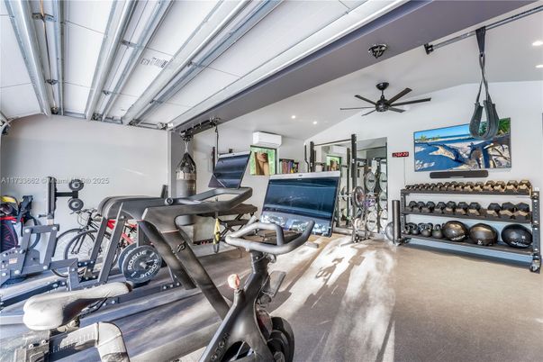 Fitness Equipment, Gym, Interior, Recessed Lighting
