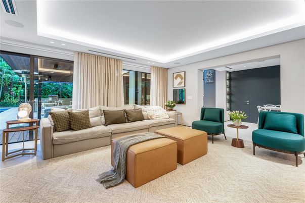 Interior, Living room, Recessed Lighting