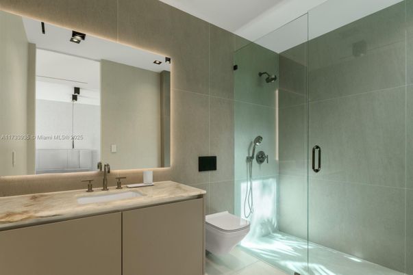 Bathroom, Glass Shower, Interior