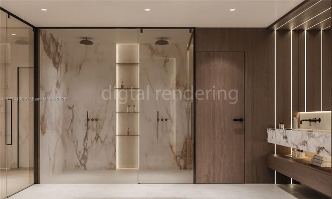 Interior, Kitchen, Living room, Recessed Lighting, Stainless Steel Appliances, Water