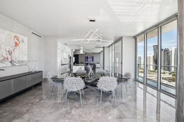 Dining room, Interior, Kitchen, Pendant Lights