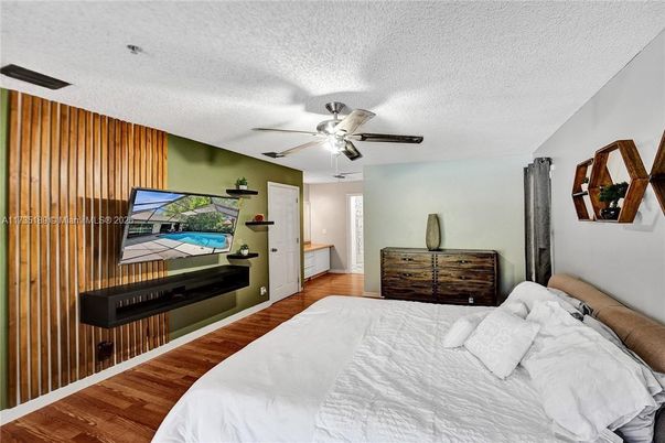 Bedroom, Interior, Wood Texture Flooring