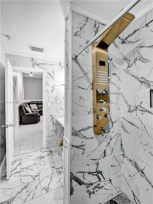 Bathroom, Interior, Marble, Marble Walls