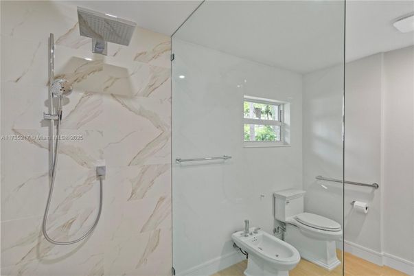 Bathroom, Glass Shower, Interior, Marble Walls