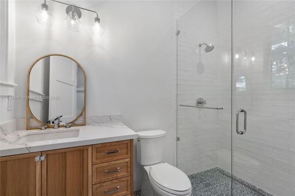 Bathroom, Glass Shower, Interior
