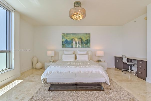 Bedroom, Chandelier, Home Office, Interior