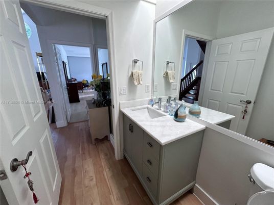 Bathroom, Interior, Wood Texture Flooring