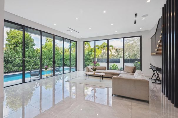 Interior, Living room, Recessed Lighting