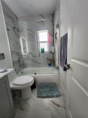 Bathroom, Glass Shower, Interior, Marble, Marble Walls, Recessed Lighting