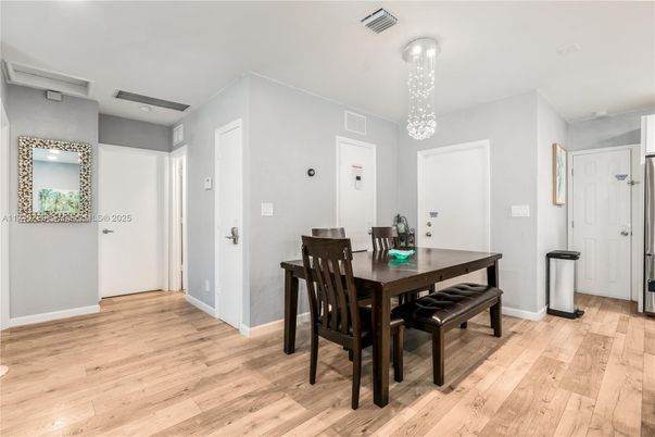 Chandelier, Dining room, Interior, Pendant Lights, Wood Texture Flooring