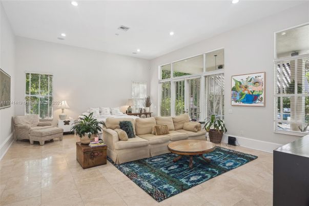 Interior, Living room, Recessed Lighting