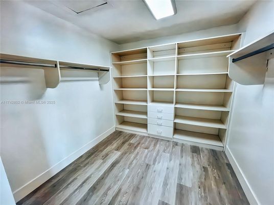 Interior, Walk-in Closets, Wood Texture Flooring