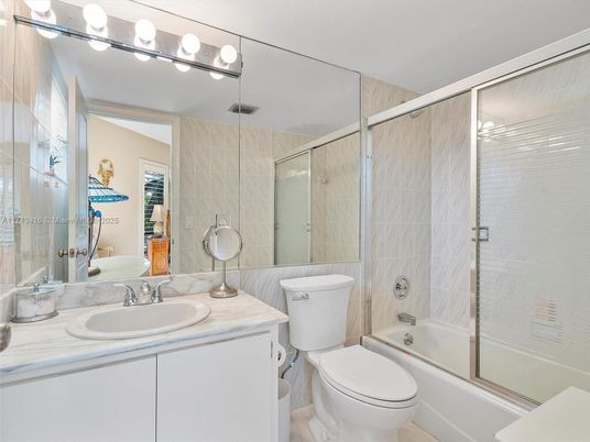 Bathroom, Dual Sink Vanities, Glass Shower, Interior