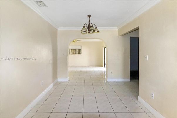Chandelier, Empty room, Interior