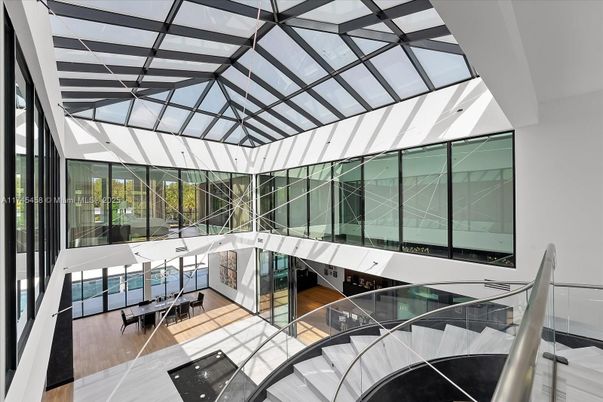 Glass Ceilings, Interior, Sun Room, Wood Texture Flooring