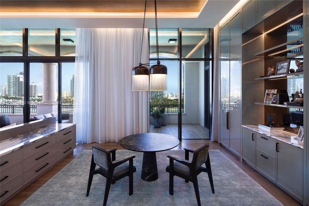 Interior, Pendant Lights, Wood Texture Flooring