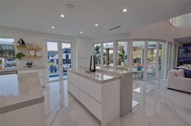 Interior, Marble, Recessed Lighting