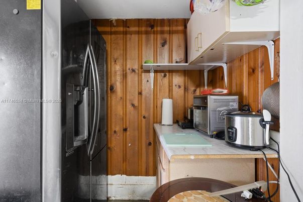Interior, Kitchen, Wooden Walls