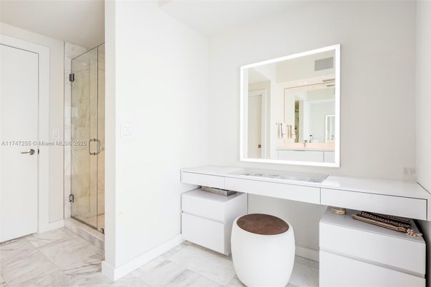 Bathroom, Glass Shower, Interior, Marble