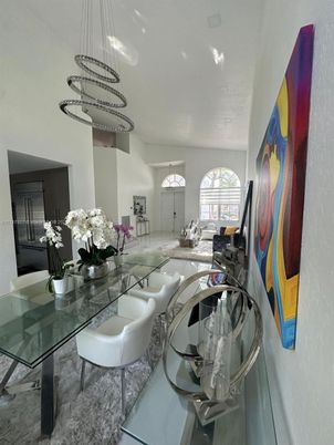 Dining room, Interior, Living room, Pendant Lights
