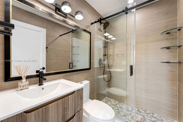 Bathroom, Glass Shower, Interior