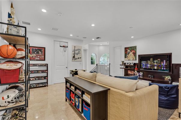Interior, Living room, Recessed Lighting