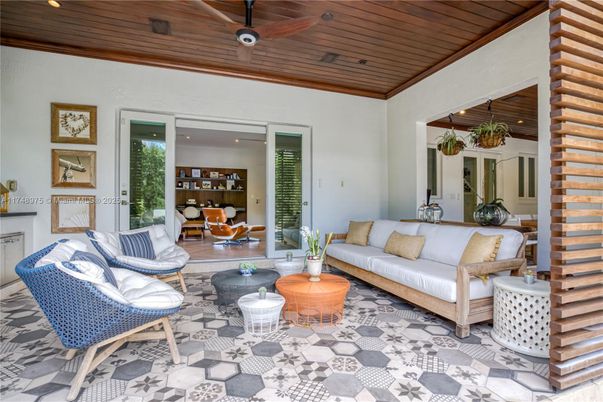 Interior, Living room, Recessed Lighting, Wooden Ceilings