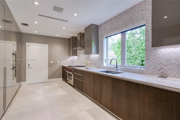 Interior, Kitchen, Recessed Lighting, Stainless Steel Appliances