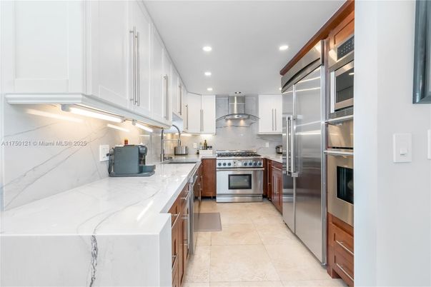 Interior, Kitchen, Recessed Lighting, Stainless Steel Appliances