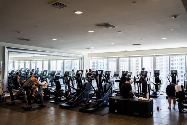Fitness Equipment, Gym, Interior, Recessed Lighting