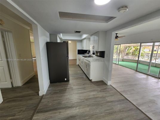 Interior, Kitchen, Wood Texture Flooring