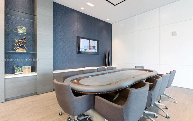 Game Room, Interior, Recessed Lighting, Wood Texture Flooring