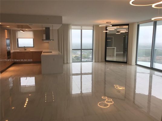 Interior, Kitchen, Marble, Pendant Lights