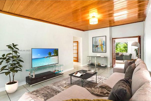 Interior, Living room, Wooden Ceilings