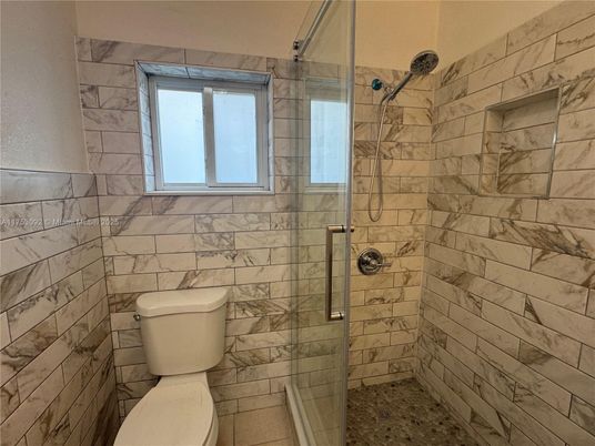 Bathroom, Glass Shower, Interior, Marble Walls