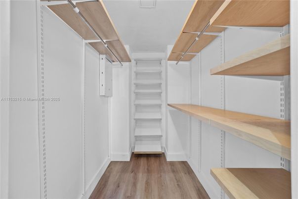 Interior, Walk-in Closets, Wood Texture Flooring