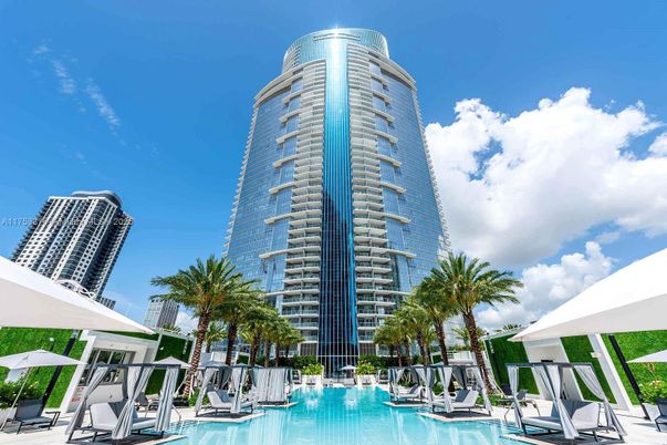 Exterior, Facade, Pool, Condo Building