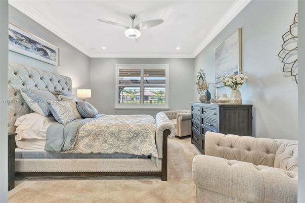Bedroom, Interior, Recessed Lighting