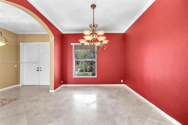 Chandelier, Empty room, Interior
