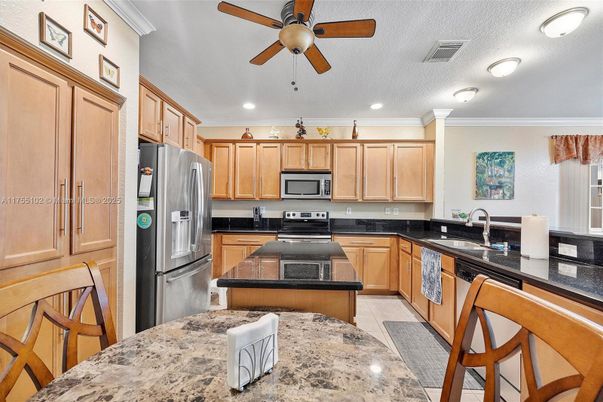 Interior, Kitchen, Recessed Lighting, Stainless Steel Appliances